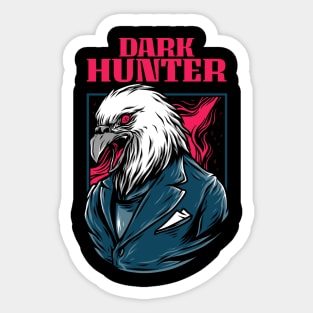 The eagle is the dark hunter Sticker